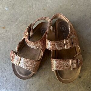 Cat & Jack Shimmering Gold Kids Sandals